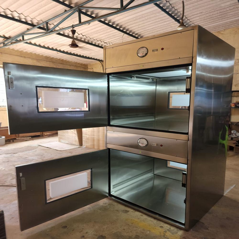 Dynamic Pass Box Ss 304 Id 450X450X450 - Air Volume: 100 Ft3/Min (Cfm)