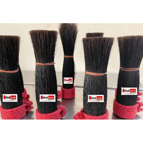 Indian Natural Boar Pig And Hog Bristle - Bristle Color: Black