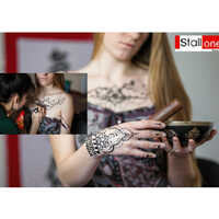 Organic Henna For Body Art And Tattoo