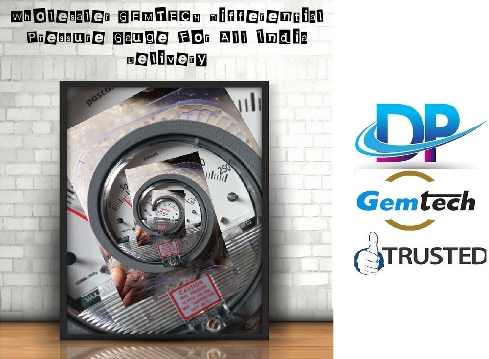 Popular Cities GEMTECH - Differential Pressure Gauge Wholesalers by Thiruvananthapuram