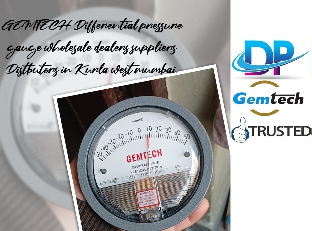 Popular Cities GEMTECH - Differential Pressure Gauge Wholesalers by Thiruvananthapuram