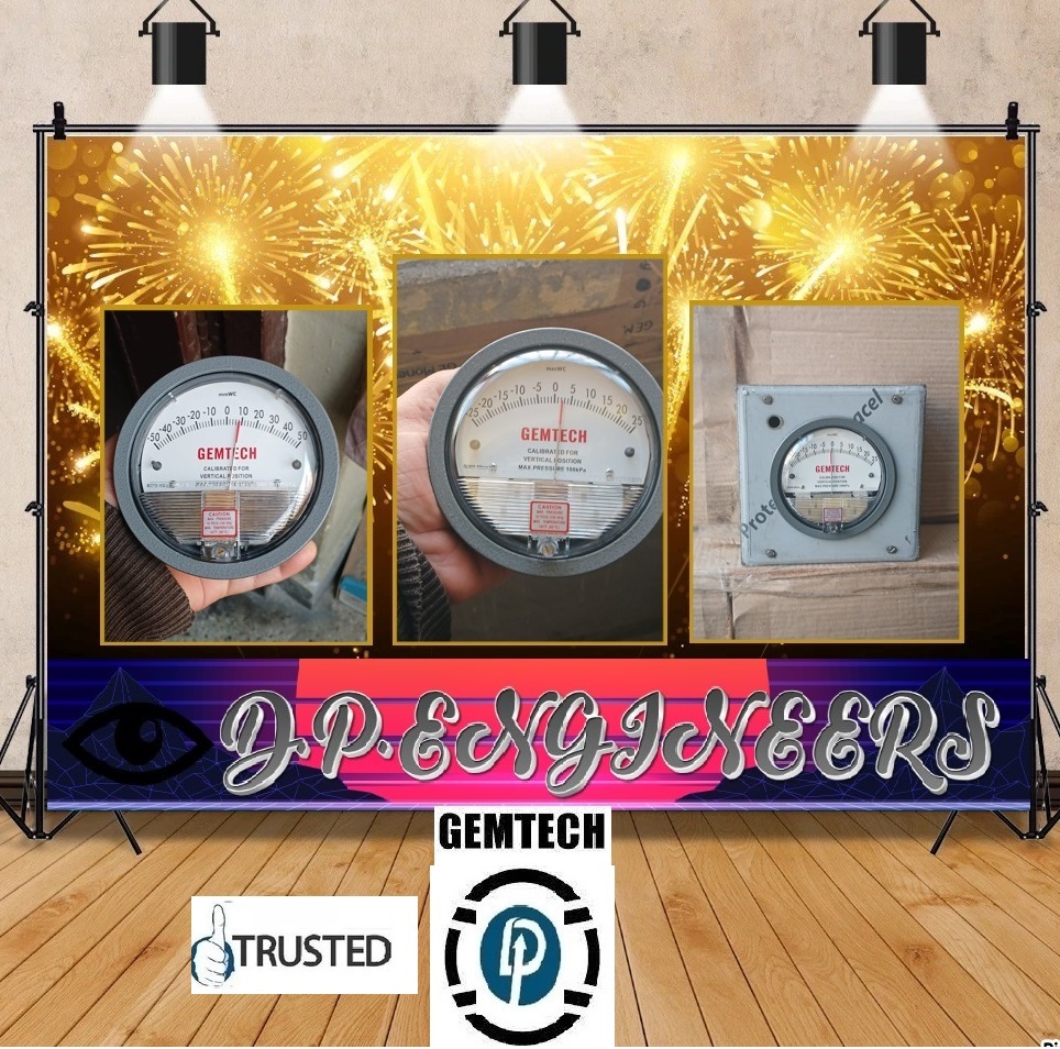 Popular Cities GEMTECH - Differential Pressure Gauge Wholesalers by Thiruvananthapuram