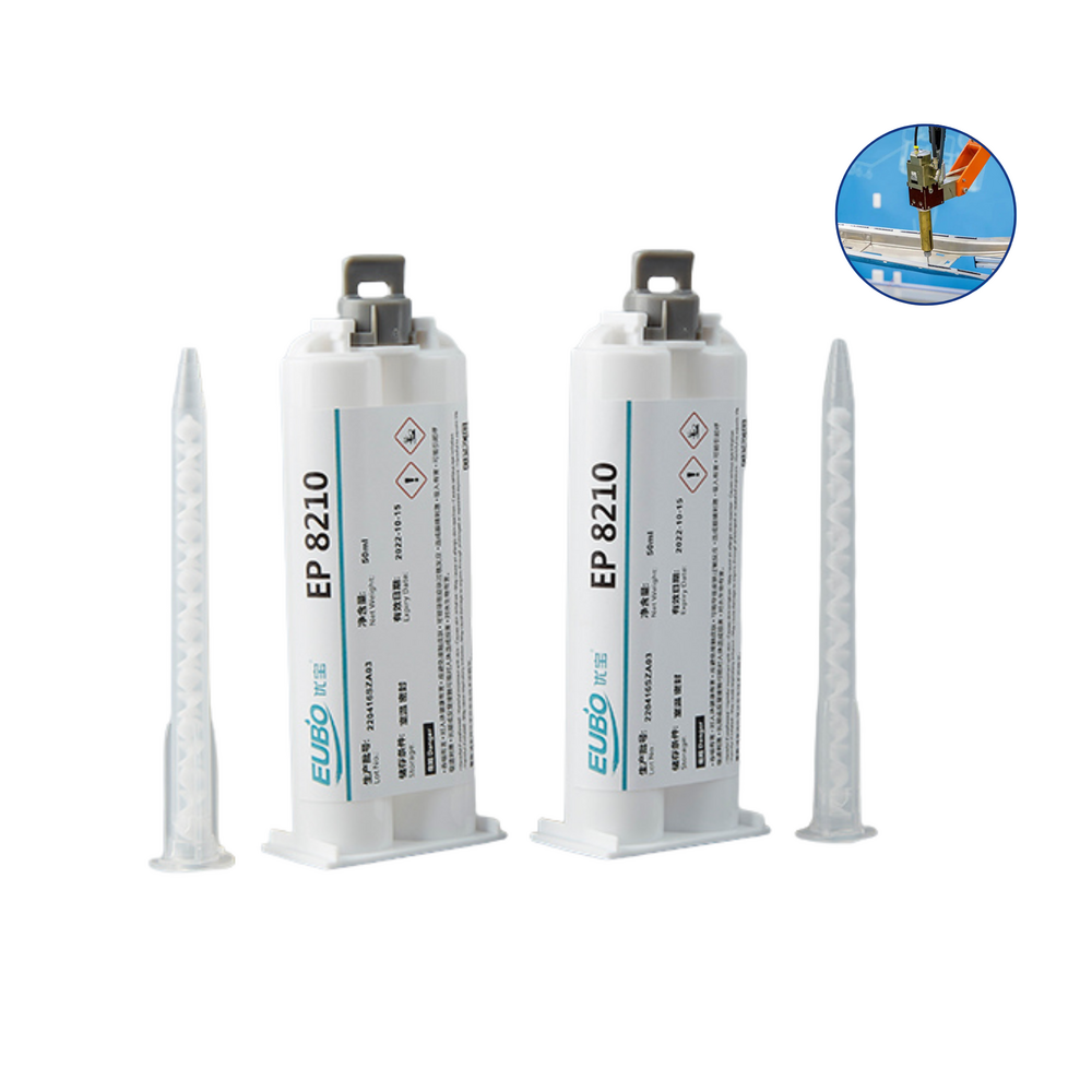 EUBO सॉल्वेंट-फ्री दो-घटक संरचनात्मक चिपकने वाला, पावर बैटरी बंधन, चिप बंधन और ऑटोमोटिव असेंबली के लिए।
