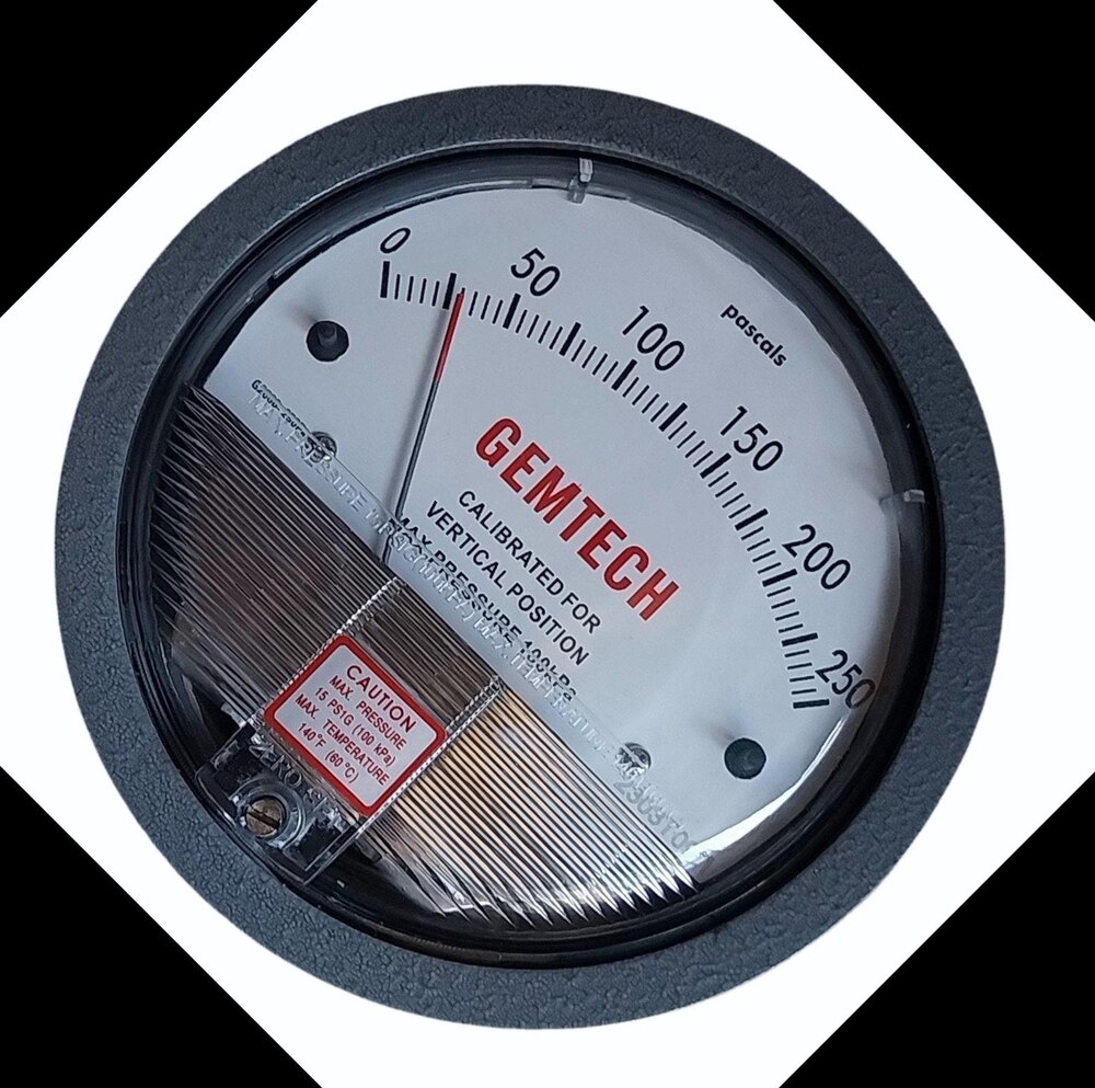 Distributor GEMTECH DIFFERENTIAL PRESSURE GAUGE In Gwalior