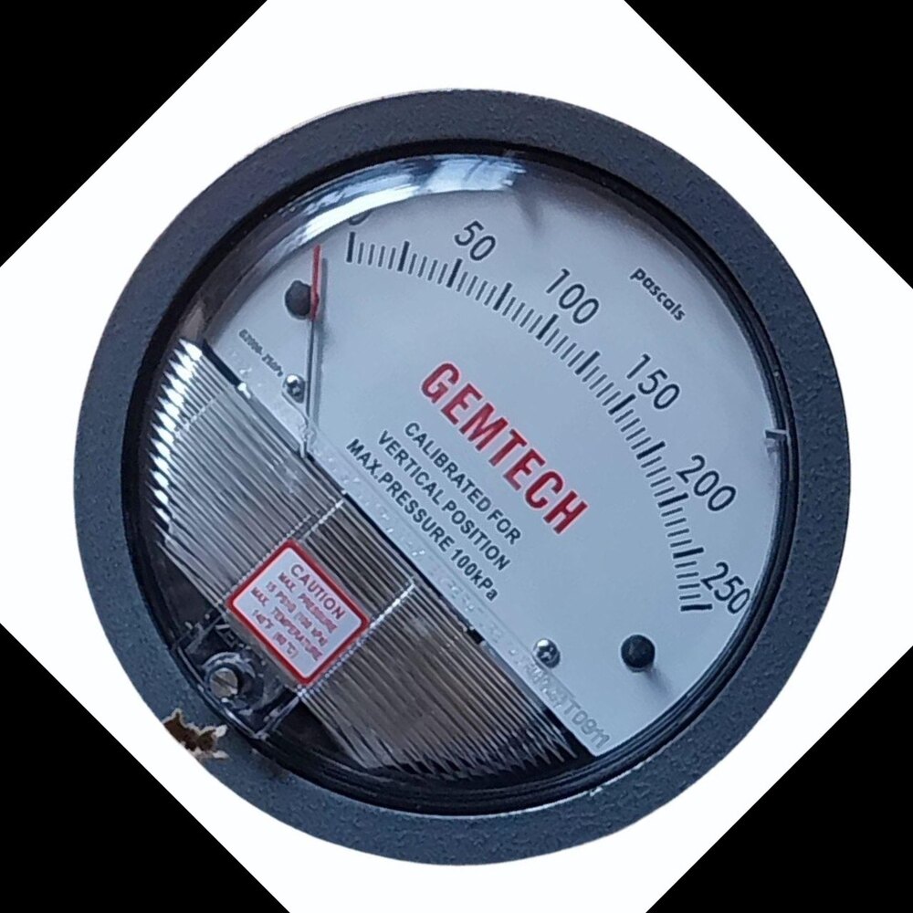 Distributor GEMTECH DIFFERENTIAL PRESSURE GAUGE In Gwalior