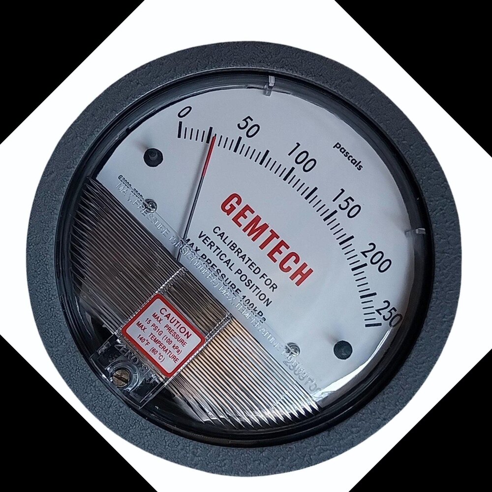 Distributor GEMTECH DIFFERENTIAL PRESSURE GAUGE In Gwalior
