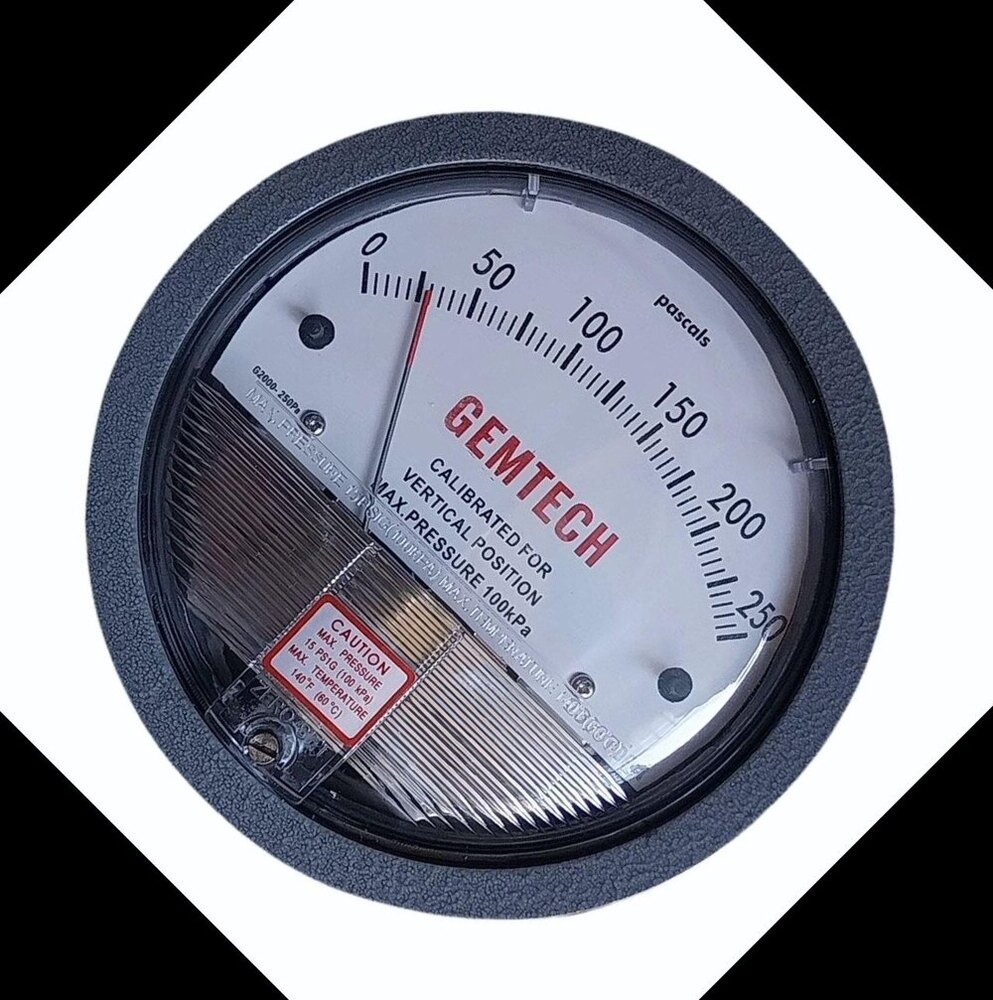 Distributor GEMTECH DIFFERENTIAL PRESSURE GAUGE In Gwalior
