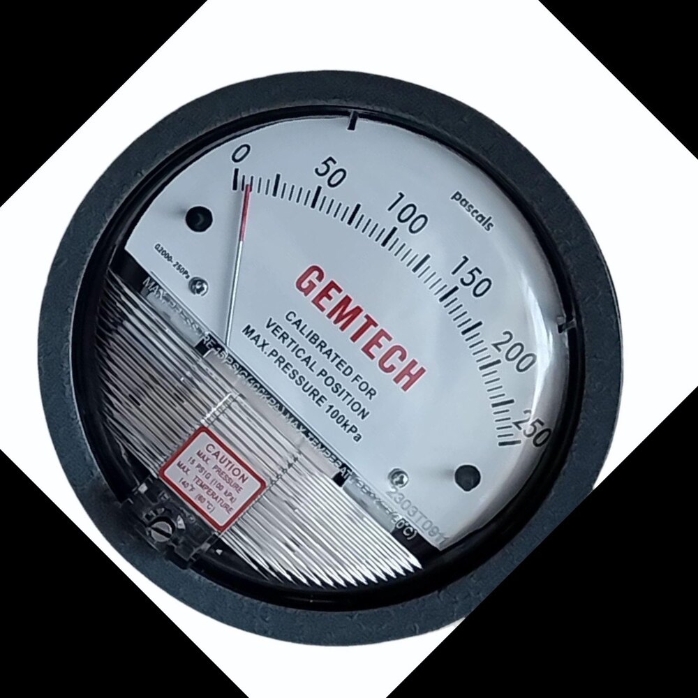Distributor GEMTECH DIFFERENTIAL PRESSURE GAUGE In Gwalior