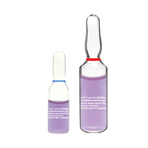 Bi-Gb-Sa-106 And Bi-Gb-4A-106 Ladoamps Biological Indicator Spore Ampule For Steam - Color: Transparent