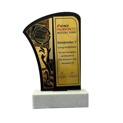Wooden Icici Achievement Trophies - Finishing: Power Coated