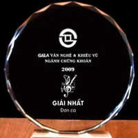 Crystal Award Trophies - Finishing: Polished