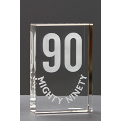 12x8x6cm 3D Crystal Cube