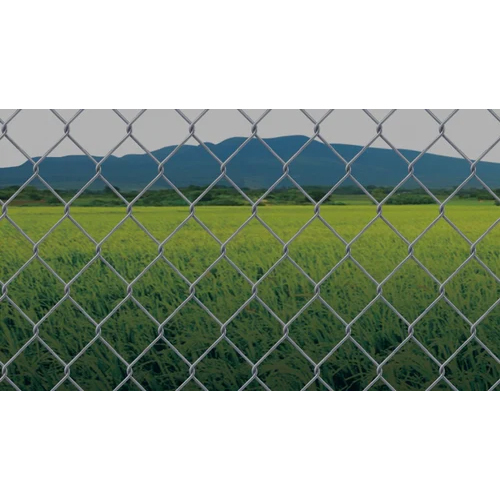 GI Chain Link Fencing Mesh - GI Coated Wire 30-270GSm, PVC & Polymer Coating 2-4MM Dia, 1x1 to 4x4'' Opening, 1'0'' to 15'0'' Width, 50'0'' Roll | 1 Year Warranty, Ideal for Commercial Use