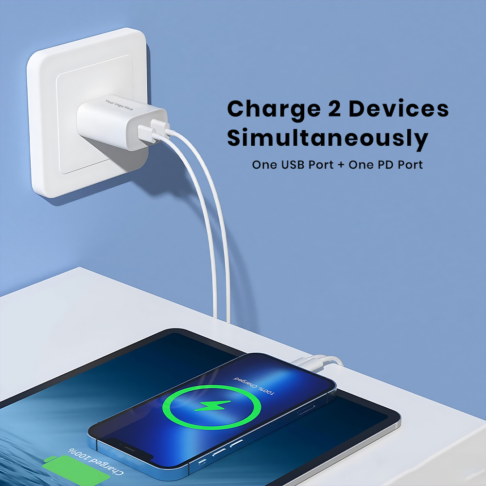 135W USB-C PD + 100W USB-A Dual Port Charger  High-Speed Charging Adapter for All Devices ( C 156)