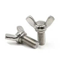 Mild Steel Wing Bolt - Color: Silver