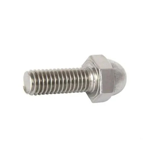 Stainless Steel Dome Bolt - Color: Silver