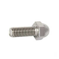 Stainless Steel Dome Bolt - Color: Silver