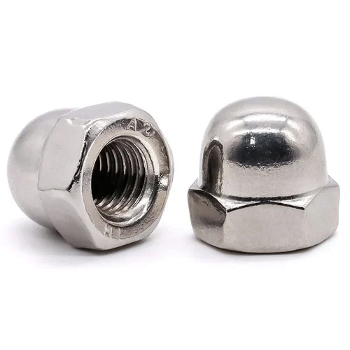 Ss Dome Nut - Color: Silver