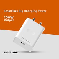 100W Super VOOC Fast Charger USB Wall Adapter for Realme & Android Devices (C 122)