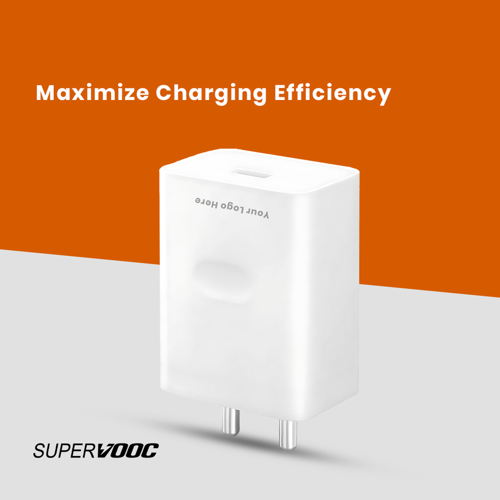100W Super VOOC Fast Charger USB Wall Adapter for Realme & Android Devices (C 122)