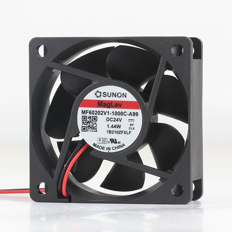 Sunon MF60202V1-1000C-A99 Sunon 5V 12V 48V DC24V 1.44W AC EC 6020 60X60X20MM 6CM Magnetic Suspension Silent Power Inverter Cooling Fan