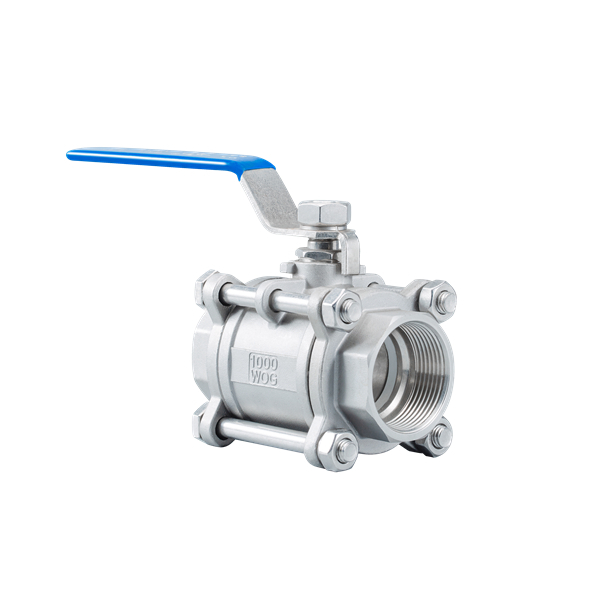 SS304 SS316 3 PICS BALL VALVE