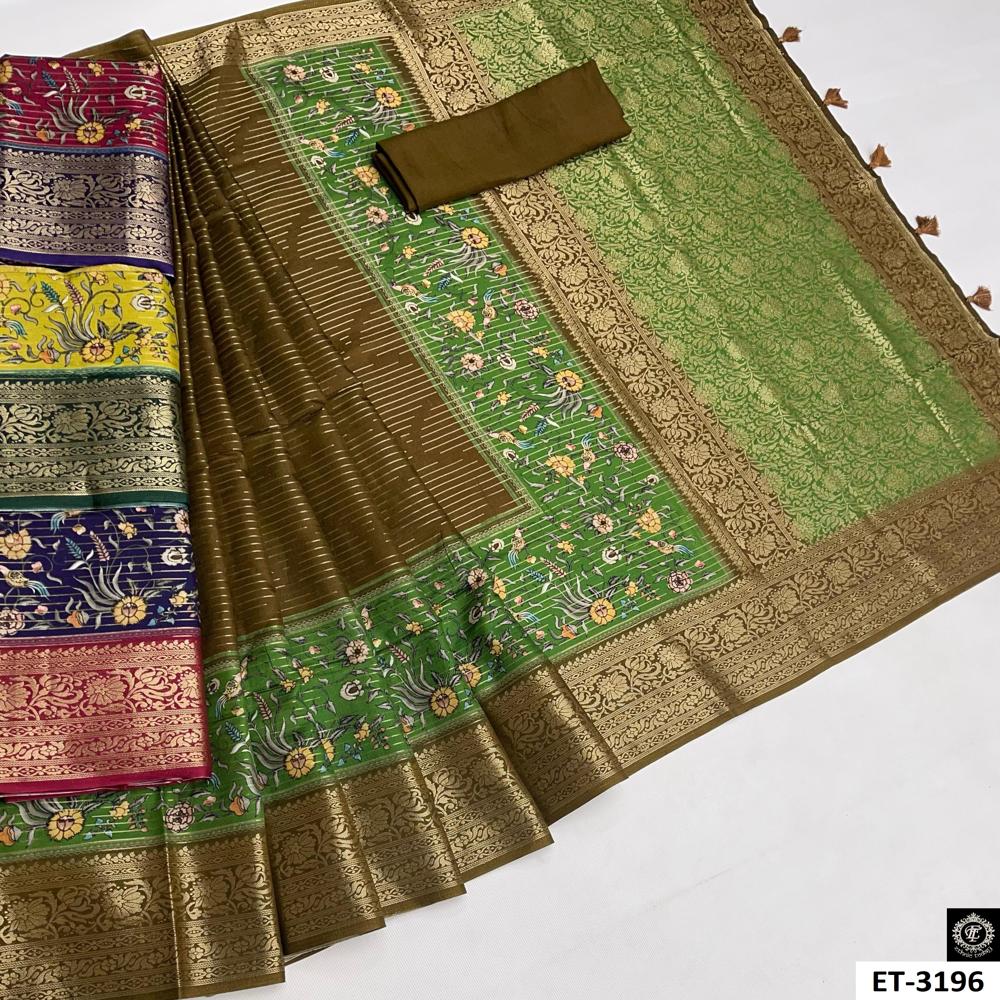 FANCY GREEN SAREE