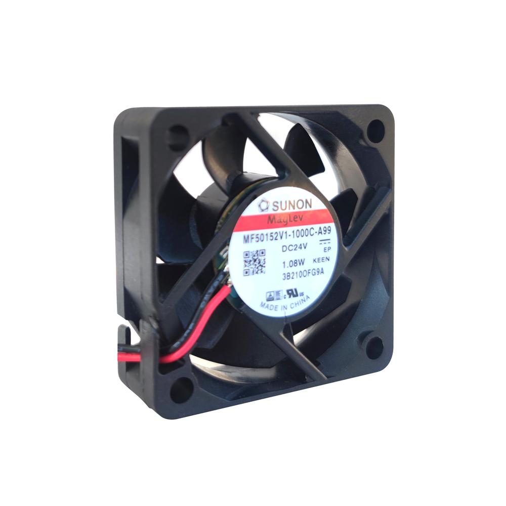 SUNON MF50152V1-1000C-A99 50*50*15mm 24VDC 1.08W 6100RPM 17CFM Ball Bearing Cabinet Axial Cooling Fan