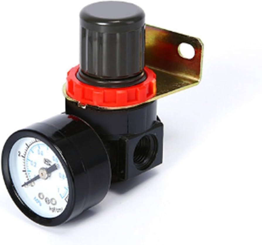 AR SERIES AIR REGULATOR WITH GAUGE AND CLAMP 1-4