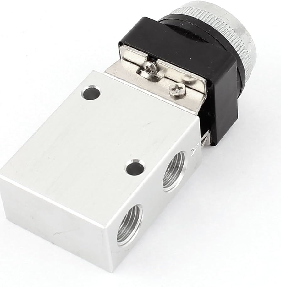 JM06A 3-2 WAY PLATE ROUND BUTTON VALVE