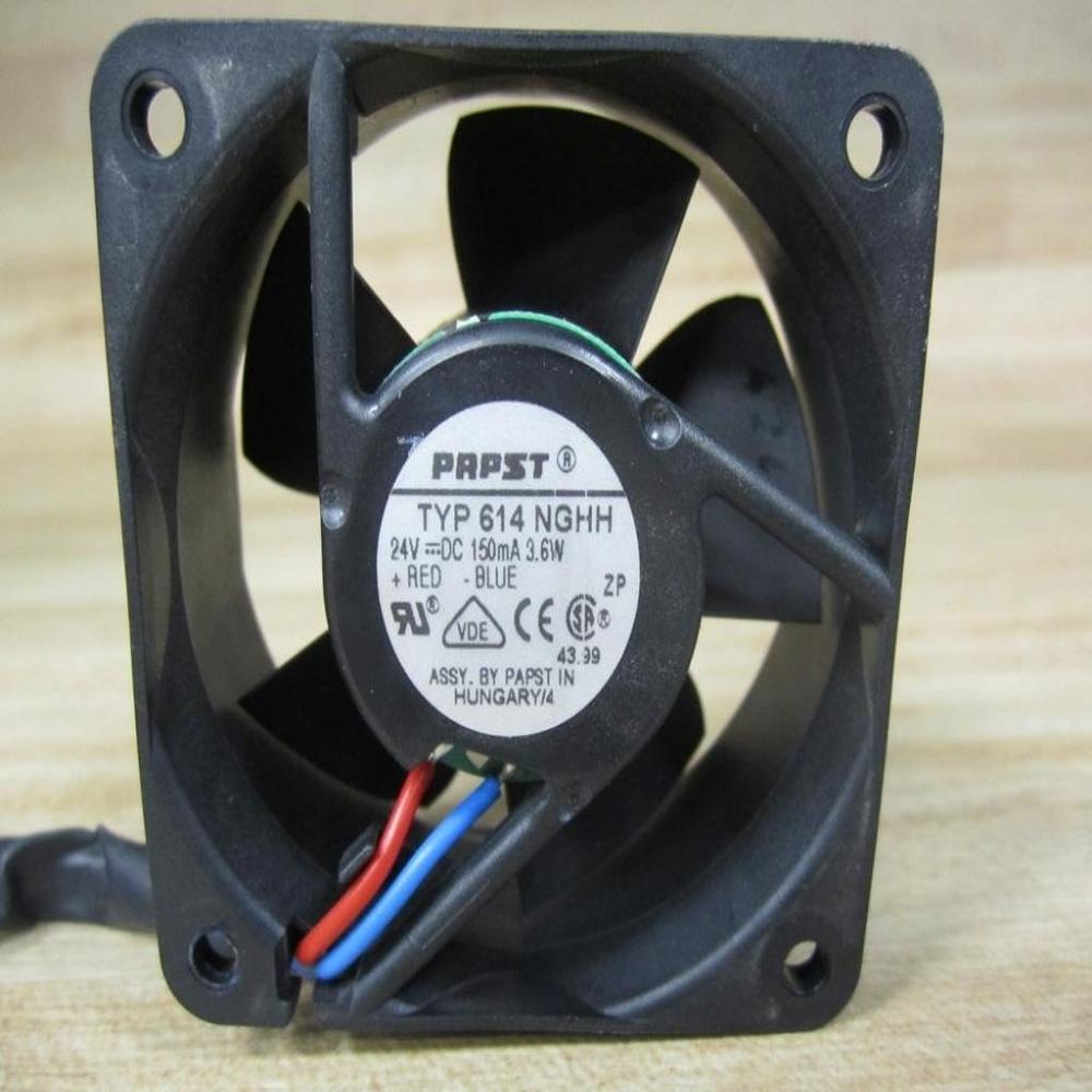 EBM PAPST 614NGHH 24V DC 2.3W PLASTIC 6025mm AXIAL Cooling FAN