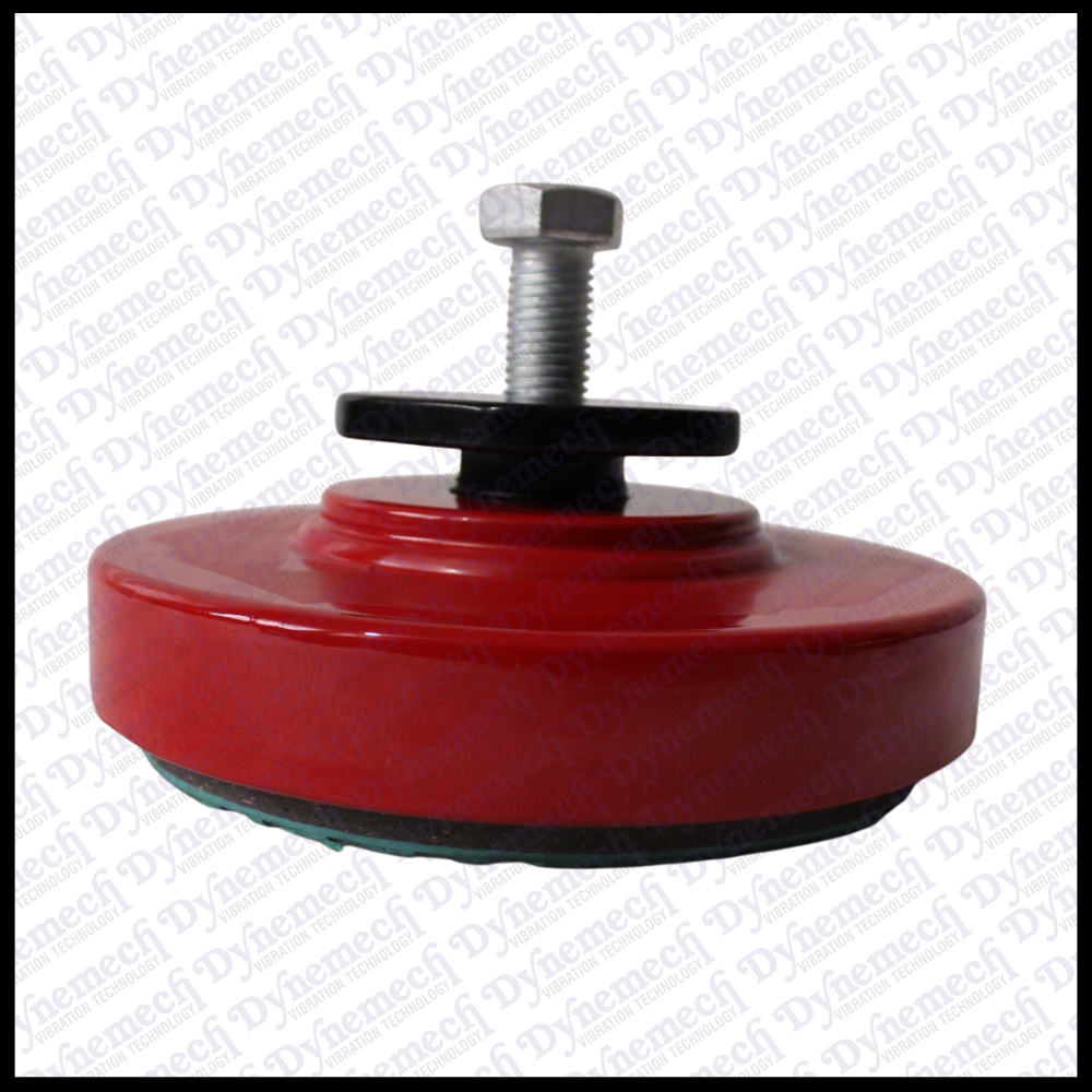 Dynemech Heavy-Duty Threaded Leveling Feet, Anti Vibration Jackup Mounts Series  Series DJM2-B-u-FG-RD