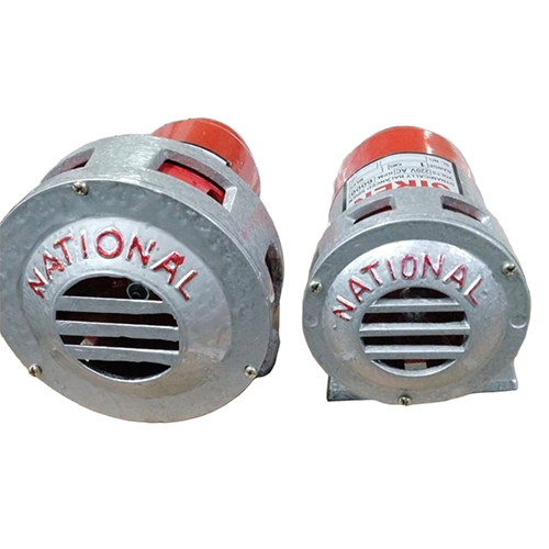 2 Km Range Siren - Color: Red