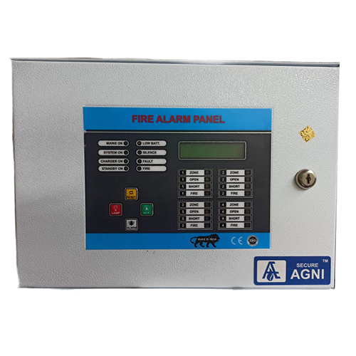 2 Zone Fire Alarm Panel - Color: Gray