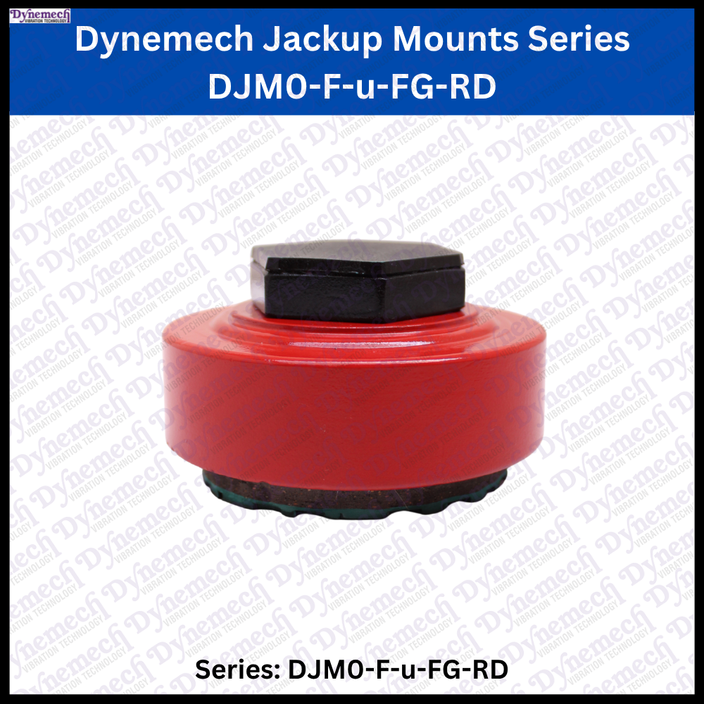Dynemech Machine Leveling Pads For Heavy-duty Equipment Series Djm0-f-u-fg-rd - Color: Red