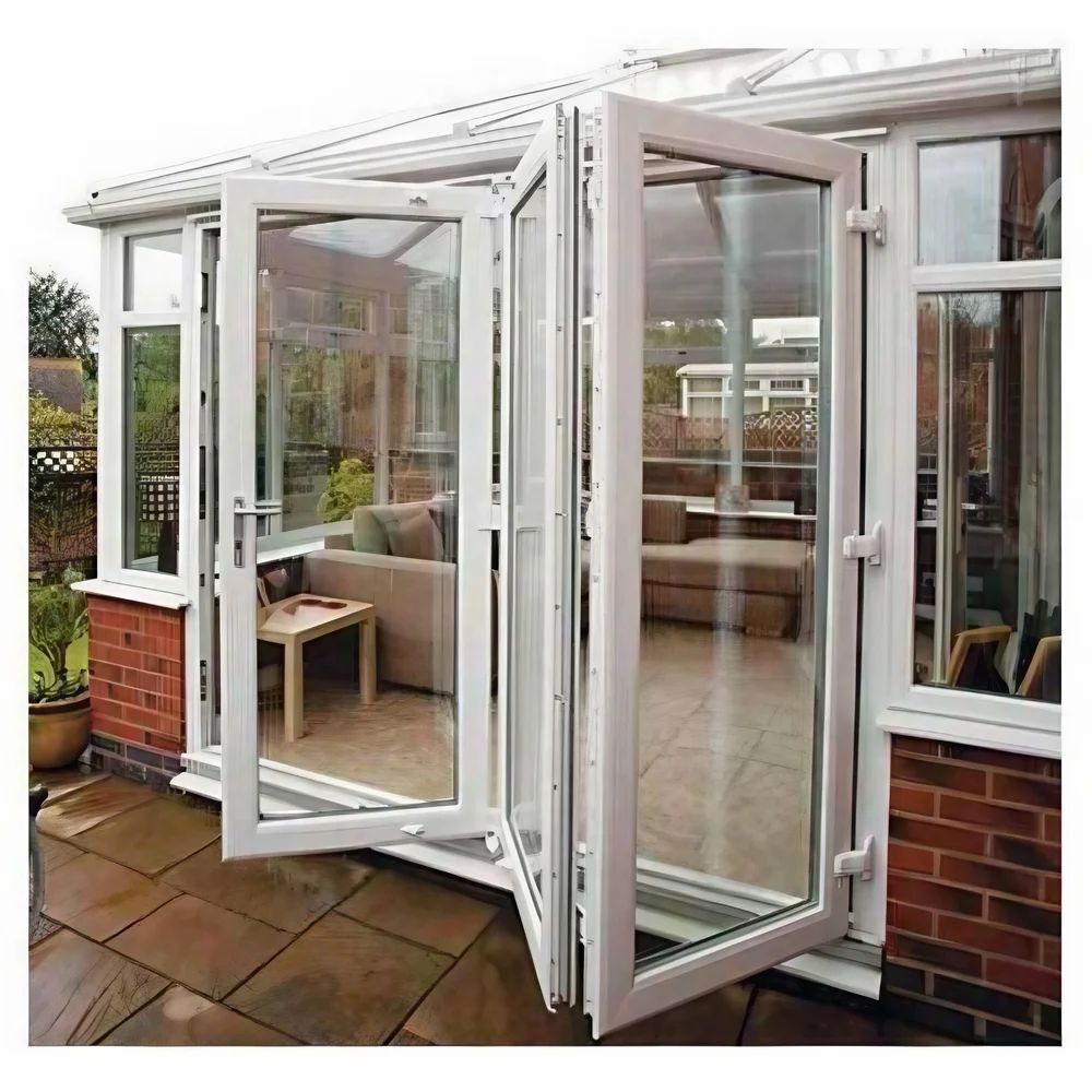 Upvc Folding Door - Color: White