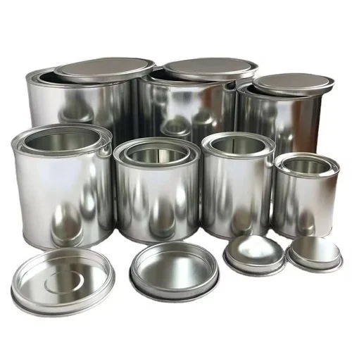 Paint And Wax Cans - Color: Silver