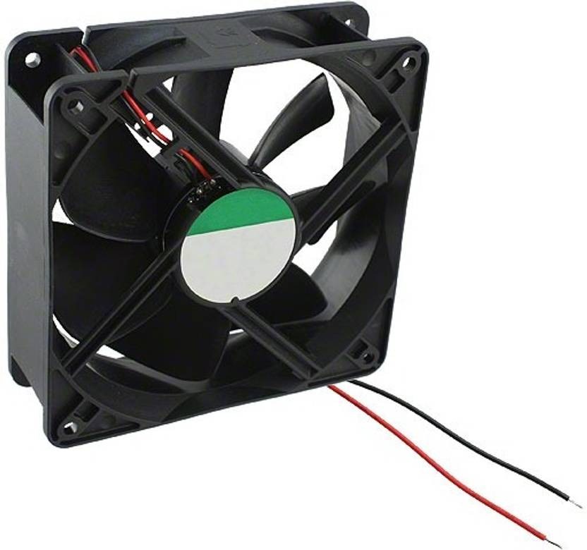 SUNON MEC0382V2-000U-A99 Axial Fan 24V-5.4W DC Air Cooling Fan 12038mm 2Pin Fan with Heat Sinks All in one Cooler  (Black)