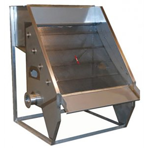 Parabolic fine screen
