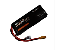 Bonka 14.8V 8000mAh LiPo Battery High-Capacity 25C 4S Lithium Polymer Battery For Demanding RC Applications -
