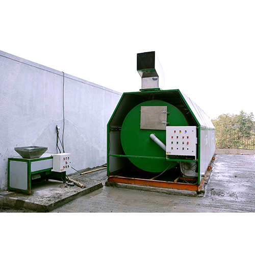 Semi Automatic Organic Waste Composter - Color: Grey Paint Coated