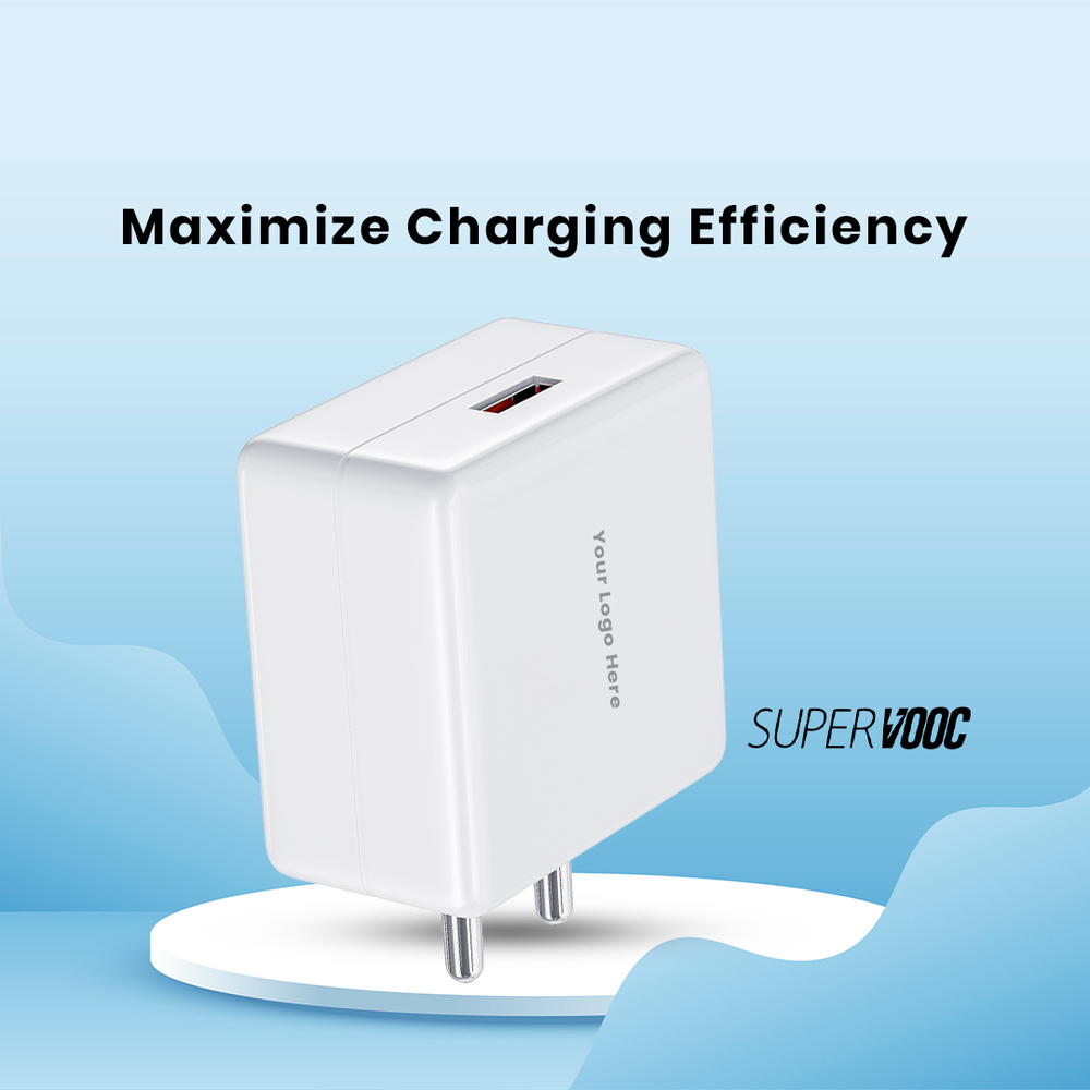 Battery Charger - Plastic Body, Black Color | Reliable Power Source For All Your Electronic Devices