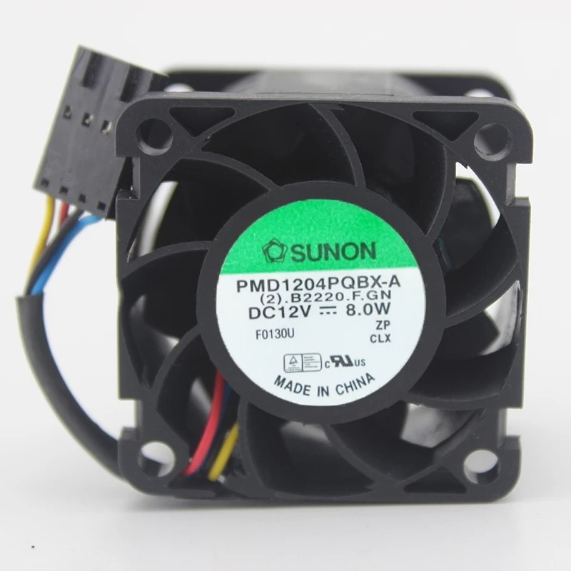 SUNON PMD1204PQBX-A for SUNON 40mm 4CM 4028 40X40X28mm DC 12V 8.0W Server Cooling Fan