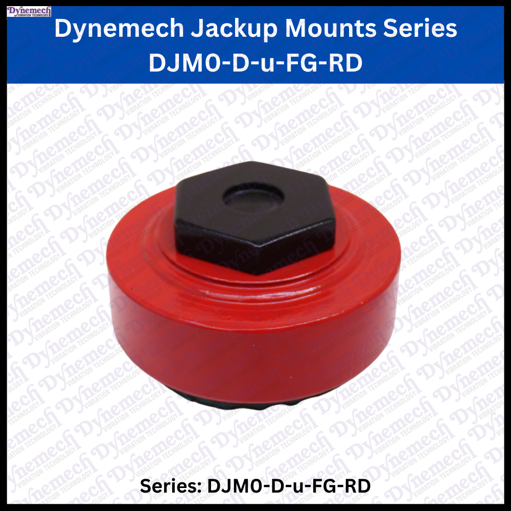 Dynemech Heavy Duty Machine Level Pads Series Djm0-d-u-fg-rd - Color: Red