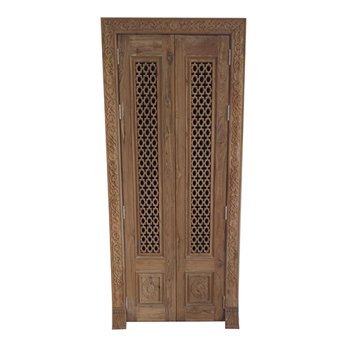 Teakwood Pooja Room Door