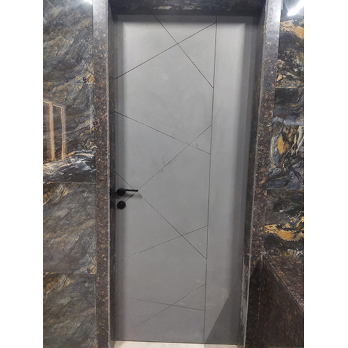 Laminated Groove Door - Color: Brown
