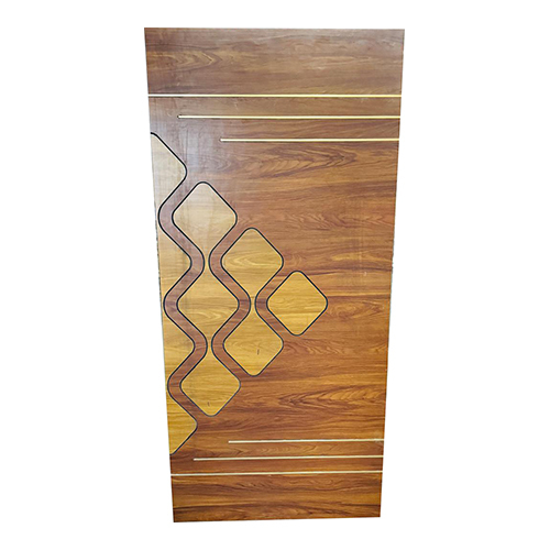 Laminated T Patti Door - Color: Brown