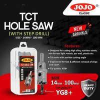 14mm To 100mm Tct Wholesaws Classic Series (with Step Drills) - Color: Silver
