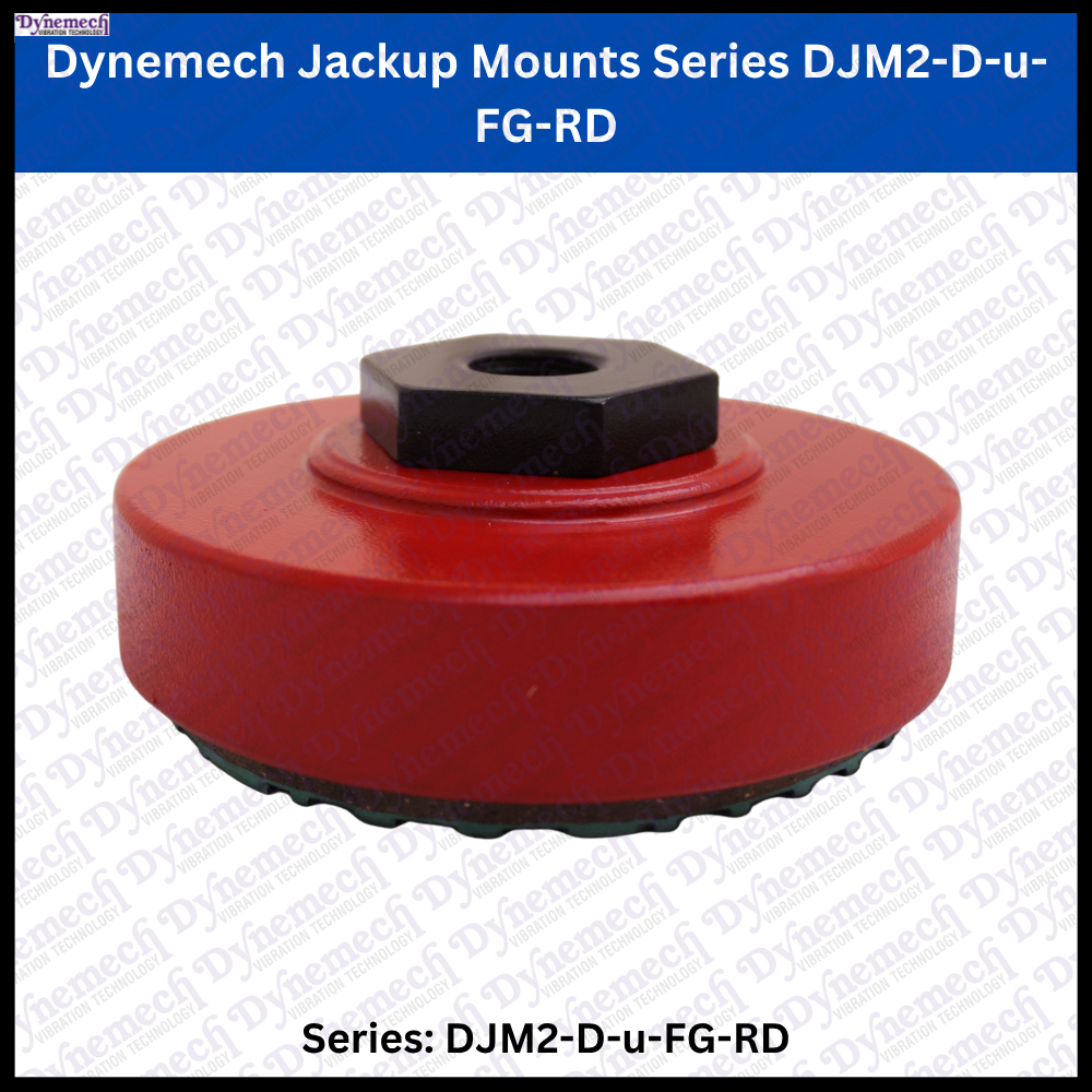Dynemech Heavy Duty Adjustable Levelling Foot Rubber  Series DJM0-D-u-FG-RD