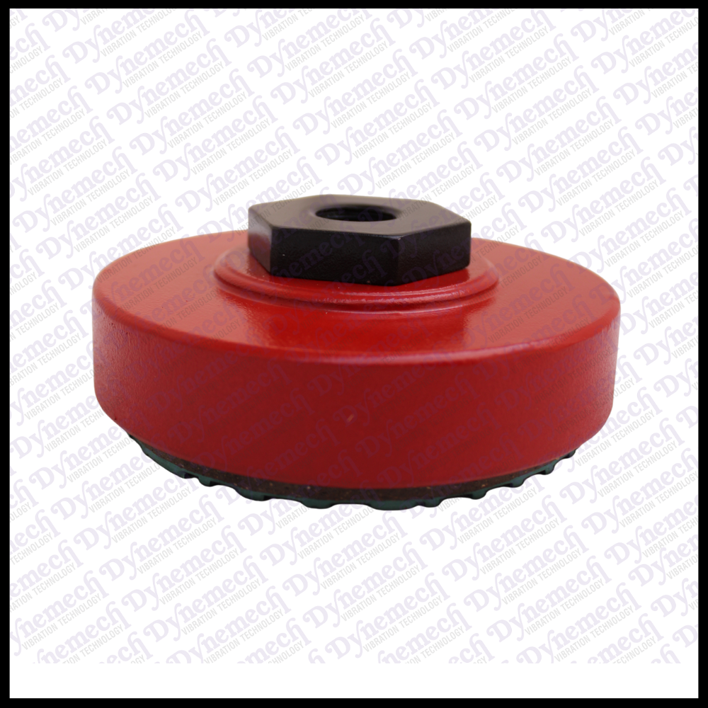 Dynemech Heavy Duty Adjustable Levelling Foot Rubber  Series DJM0-D-u-FG-RD